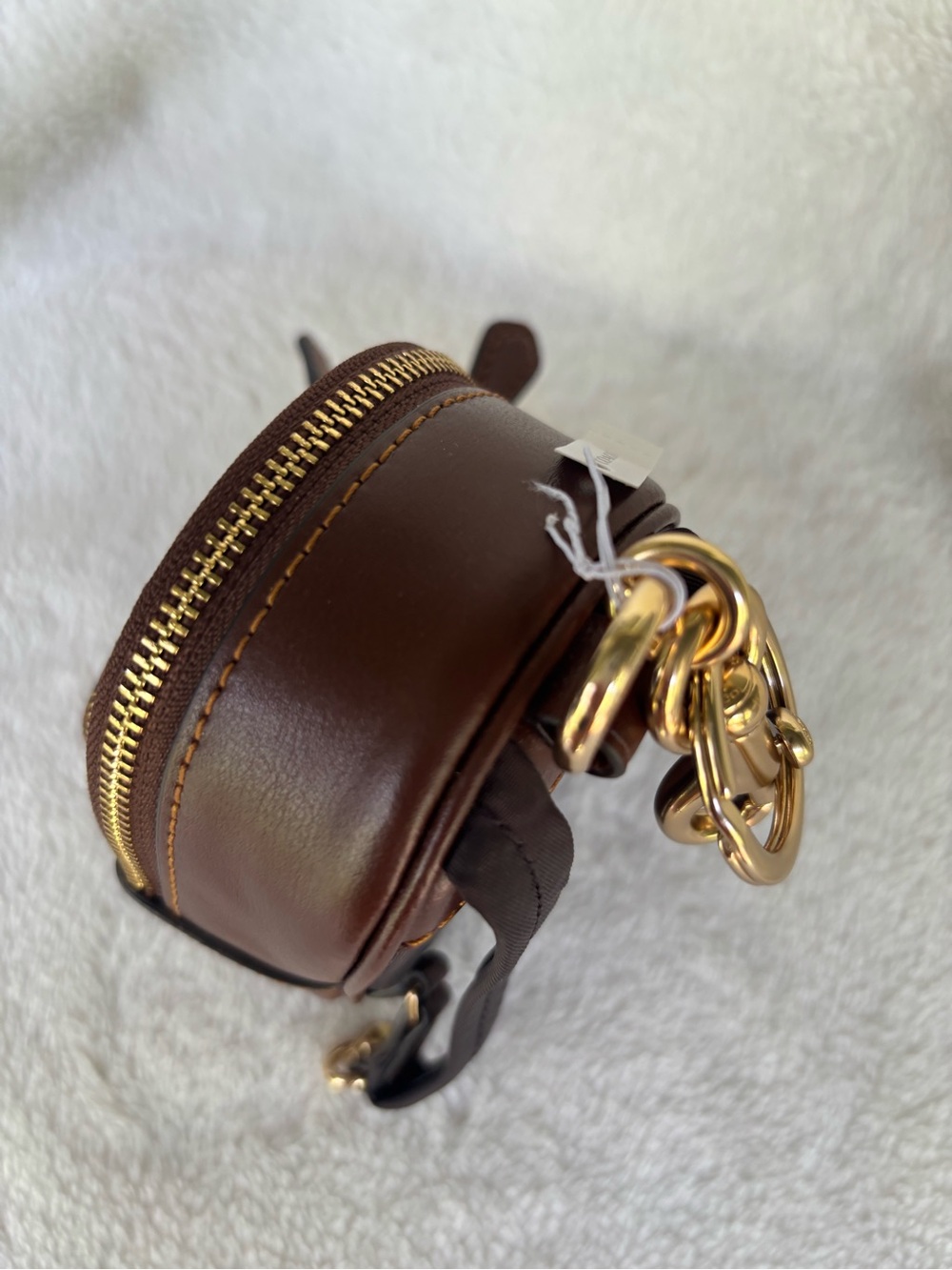 Coach Mini Court Backpack Bag Charm in signature canvas CX066 - Picture 5 of 9